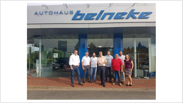 Christian Haase beim Autohaus Beineke Christian Haase beim Autohaus Beineke