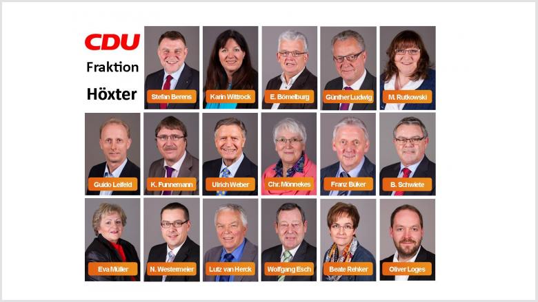 Die neue CDU-Fraktion hat sich konstituiert Die neue CDU-Fraktion hat sich konstituiert
